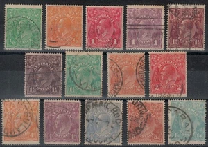 AUSTRALIA 1914-23 Effigie di Giorgio V 14v us - Picture 1 of 1