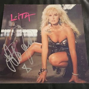 FL - LITA FORD - LITA - Signed Large Promo Flat RUNAWAYS - Picture 1 of 3