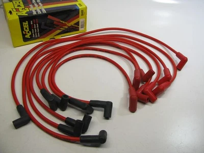 Juego de cables de bujías de encendido Accel 5048R Custom Fit - 8 mm rojo Foto 1 de 3