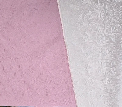 Cobertor de cama rosa cetim matelassê reversível 50 x 70 - Imagem 1 de 4