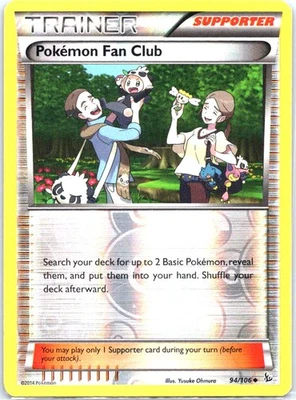 #94/106 Pokemon Fan Club XY - Flashfire Uncommon Reverse Holo - Image 1 of 2