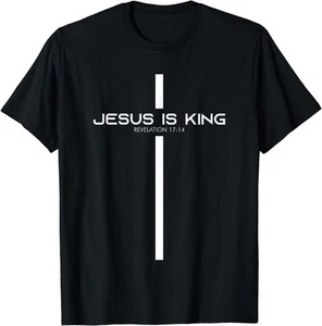 Jesus Is King Jesus Christian Men Women T-Shirt - Picture 1 of 5