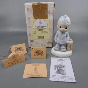 Precious Moments 526584 Bless Those Who Serve Air Force Figurine w/ Box 1991 - Picture 1 of 14