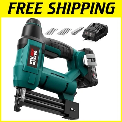 2-in-1 Cordless Nail Gun - 18 Gauge Brad Nailer/Staple Gun - Image 1 of 4