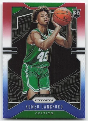 2019-20 Panini Prizm #260 Romeo Langford Prizms Red White and Blue - Image 1 of 2
