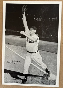 Foto emissione squadra Cleveland Indians anni 50 BILL GLYNN b/n 6" X 8 3/4" (A2) - Foto 1 di 1