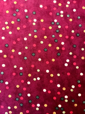 45" W  Multi Color Polka-Dot Cotton Quilt Fabric by Moda Fabrics - Image 1 of 3