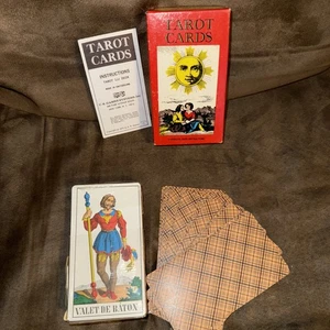 Vintage Tarot Cards 1JJ AG Muller+CIE U.S. Games Systems Inc Switzerland: 1970 - Picture 1 of 24
