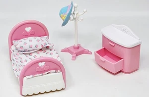 Casa de muñecas Loving Family Fisher Price Dream #4636 juego completo de habitación para niñas en muy buena condición - Imagen 1 de 10