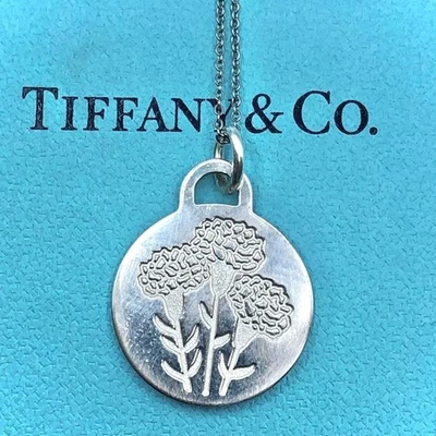 Collana garofano Tiffany & Co. GO WOMAN 2022 argento SV925 dal Giappone - Immagine 1 di 4