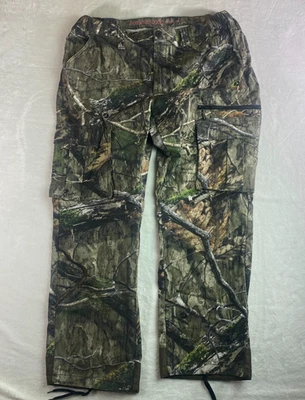 Calça cargo camuflada Mossy Oak tamanho grande caça ao ar livre 38x31 grande - Imagem 1 de 4