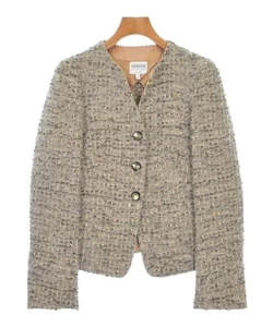 ARMANI COLLEZIONI Collarless Jackets GrayxBeige 38(Approx. S) 2200617051015 - Picture 1 of 5