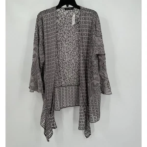 Casual Express Damen transparenter Kimono Größe XXL bestickt Fairygrunge Whimsigoth - Bild 1 von 8