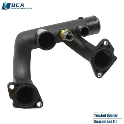 Thermostat Housing Water Outlet Pipe + Sensor for Jaguar XK8 XJ8 XJR 1997-2003 - Image 1 of 4