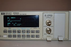 HP/Agilent 8153A Mainframe mit 81534A Rückflussdämpfungsmodul ~ JDSU RM3750 - Bild 1 von 3