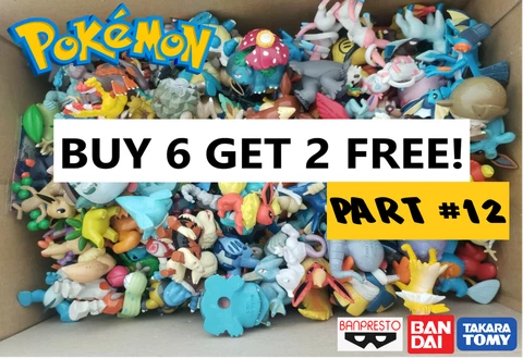 PART #12 GET 2 FREE FIGURES! Official Pokemon Center Tomy Nintendo Bandai READ Cover