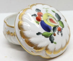 Herend Hungary 3.0in Porcelain Rothschild 6036/ro Lid Pot - Picture 1 of 12