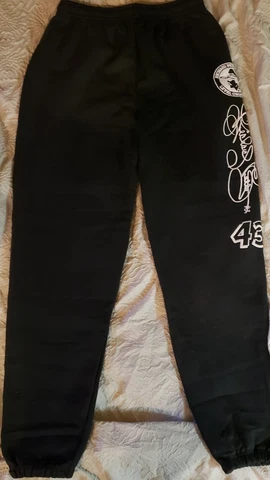 VINTAGE NASCAR WINSTON CUP RACING RICHARD PETTY #43 BLACK SWEAT PANTS SIZE M Cover