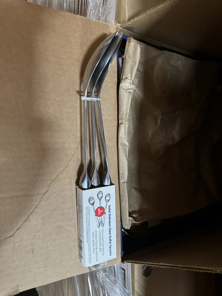 Buffet Solid Stainless Steel Spoons - Image 1 of 3