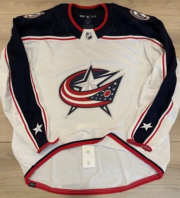 NUEVO Adidas MiC Columbus Chaquetas Azul Primegreen Blanco Equipo Edición Jersey Talla 60 Foto 1 de 4