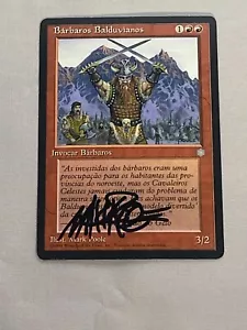 MTG Portuguese Balduvian Barbarians Ice Age Artist Proof and Signature Poole - Picture 1 of 2