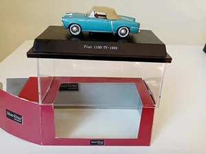 FIAT 1100 TV SPIDER DEL 1959 VERDE MET. SCALA 1/43 BY STARLINE MODELS - Foto 1 di 5