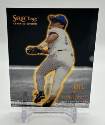 1995 Select Certified Edition Wil Cordero Card #6      - Image 1 of 3