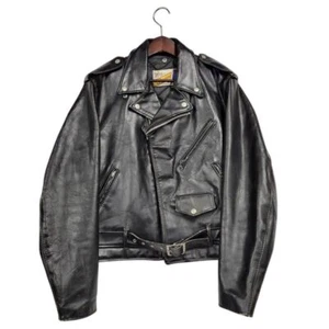 Schott 618 Perfecto 40 Steerhide Double Leather Motorradjacke - Bild 1 von 10