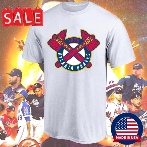 HOT! 2023 Atlanta Braves EST 1876 T-Shirt Gift Fan Unisex Size S-3XL Cover