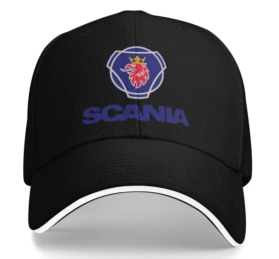 Scania Logo Truck Lorry Cap Hat Baseball Cap Peaked Cap Black - Image 1 of 1