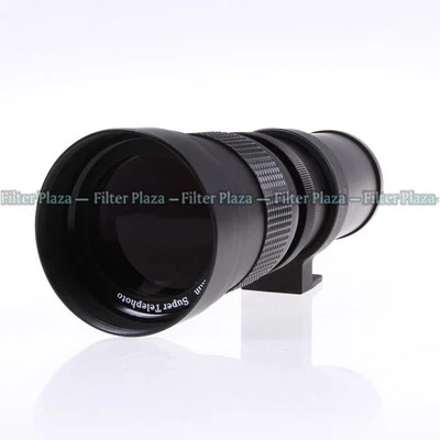 420-800mm F/8.3-16 Telephoto Lens 62mm +T Mount for Nikon D7100 D7200 D750 D5500 - Image 1 of 4
