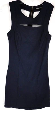 Vestido ceñido al cuerpo para mujer Foreign Exchange talla M azul marino sin mangas cuello redondo Foto 1 de 4