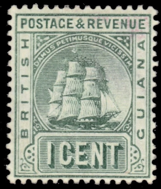 BRITISH GUIANA 160 (SG240b) - Seal of the Colony "1905 Grey Green" (pb72801) - Image 1 of 1