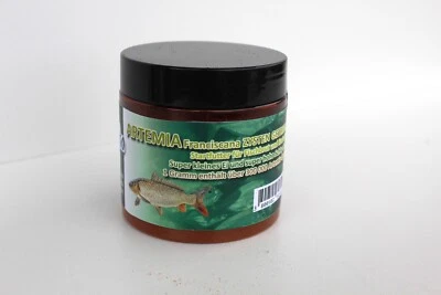 Huevos de camarón en salmuera Artemia Franciscana | 95 % escotilla | Quistes de alimentación viva premium | 80 g Foto 1 de 4