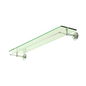 Ginger 2635T-24/PC London Terrace Toiletry, Polished Chrome, 24" Glass Shelf - Picture 1 of 2