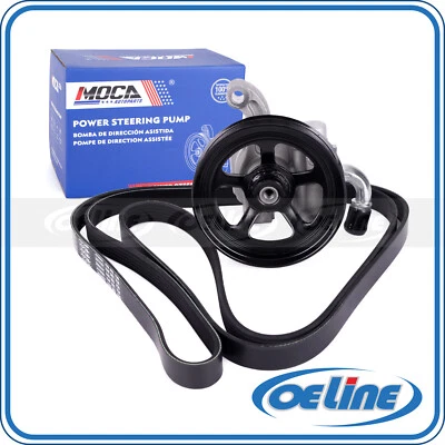 Bomba de dirección asistida correa serpentina para 13-17 Buick Enclave GMC Acadia Vue Chevy Foto 1 de 4