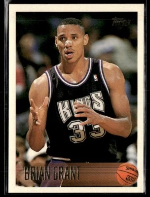 1996-97 Topps Brian Grant #106 Sacramento Kings - Image 1 of 2