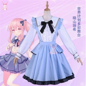 Anime Akiyama Mizuki Disfraz Proyecto Sekai Colorido Escenario Juegos con disfraces Regalo - Imagen 1 de 17