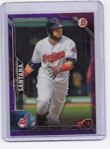 Carlos Santana # 1 / 250 Bowman Limited Card Cleveland Indians - Picture 1 of 2