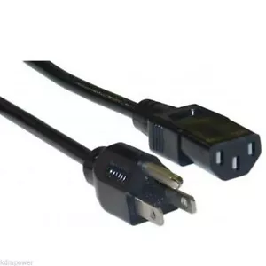 NEW LG Plasma LCD LED TV Monitor Computer Printer AC Power Cord Cable - Picture 1 of 1