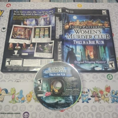 James Patterson Womens Murder Club Twice in a Blue Moon PC CD ROM Rated T W/Case - Image 1 of 4