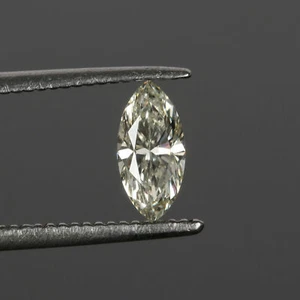 Diamante suelto de 0,35 quilates con claridad color H natural corte marquesa certificado EGL - Imagen 1 de 6