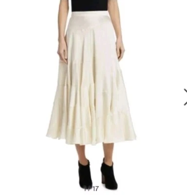 Falda midi con paneles satinados Elizabeth and James Lasse en fiesta de alabastro talla 10 $595 Foto 1 de 4