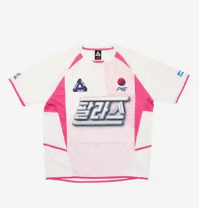Palace Seoul 2 Seoul Jersey White Pink - 25SS (100% Authentic) - Picture 1 of 2