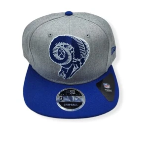 New Era Los Angeles Rams 9Fifty Heather Grand Original Fit Adjustable Snapback  - Picture 1 of 6