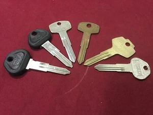 Datsun Automotive DA14, DA16, DA23, DA24, DA27 Schlüsselrohlinge, 7er Set - Schlosser - Bild 1 von 4