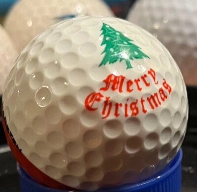 Pelota de Golf Ping Eye 1 Karsten Rojo/Blanco Feliz Navidad De Colección Edición Limitada Foto 1 de 4