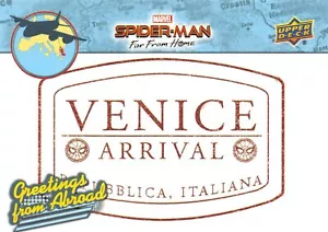 Spider-Man Far From Home Movie GREETINGS FROM ABROAD Trading Card Insert GFA-5 - Picture 1 of 2