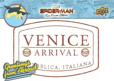 Spider-Man Far From Home Movie GREETINGS FROM ABROAD Trading Card Insert GFA-5 - Image 1 of 2
