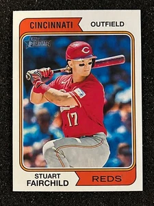 2023 Topps Heritage High Number SP #701 Stuart Fairchild - Rojos Cincinnati - Imagen 1 de 1